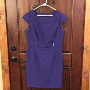 Tahari purple dress